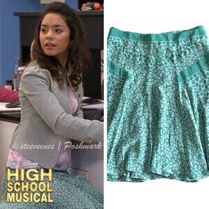 RARE Vintage Y2K Pattern Silk Skirt ASO Gabriella Montez